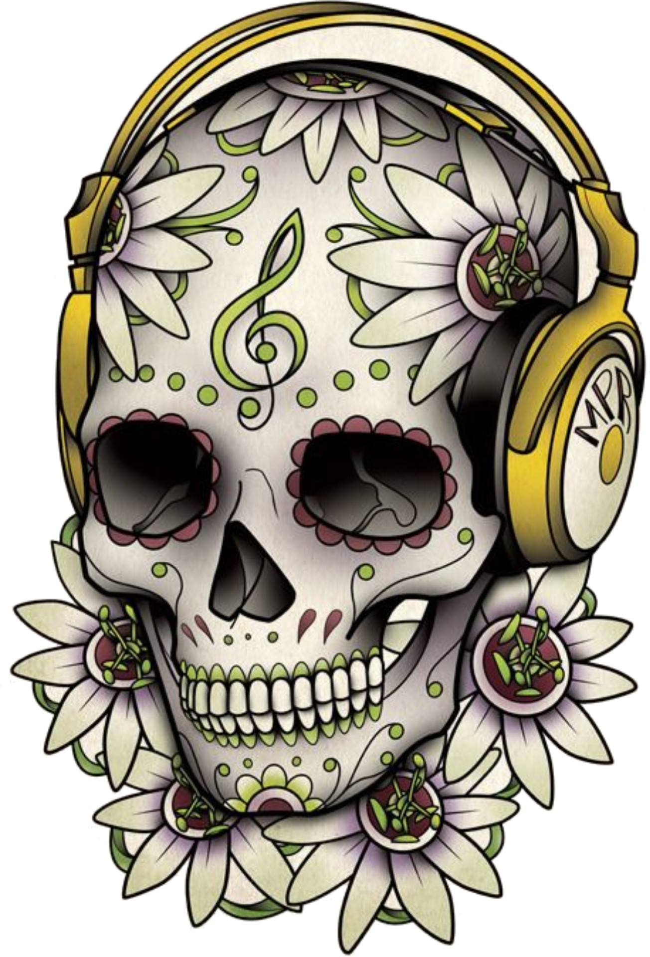 Tattoo Skull Calavera Dead Drawing Of The PNG Image