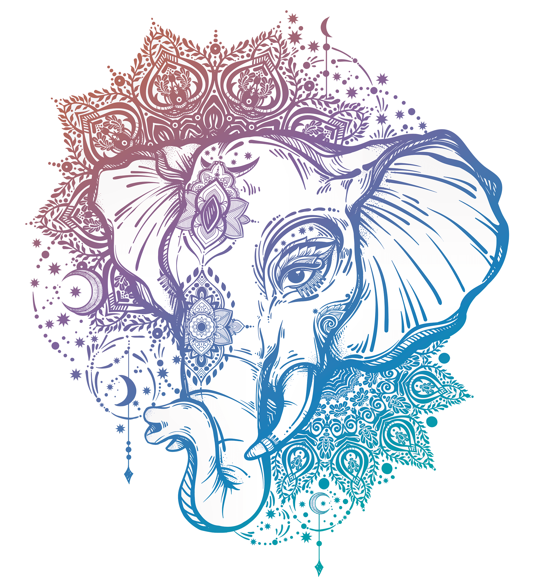 Download Download Tattoo Mandala Ganesha Elephant Artist Free Frame ...