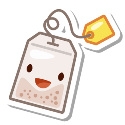 Tea Sticker Bubble Oolong Swarm Download HQ PNG PNG Image