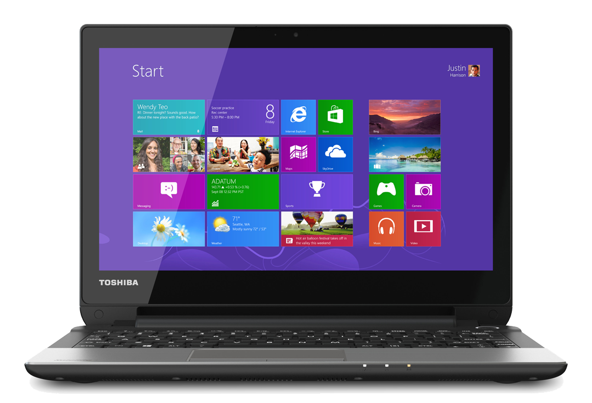 Toshiba Laptop Picture PNG Image