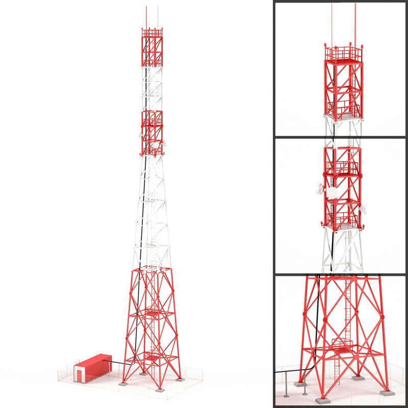 Communication Tower PNG Download Free PNG Image