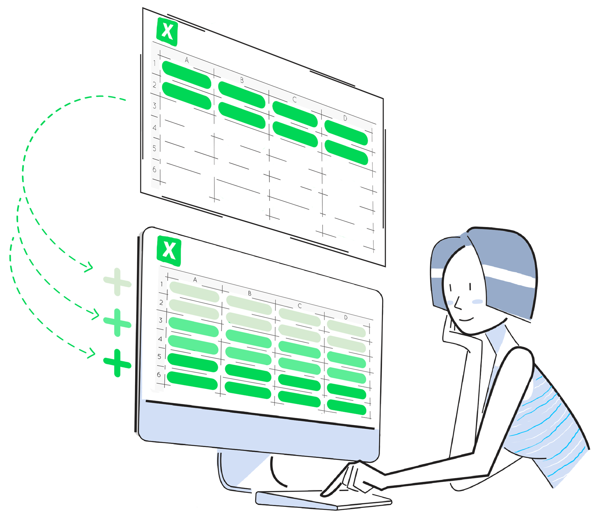 Sheetgo Open Diagram To Computer File Data PNG Image