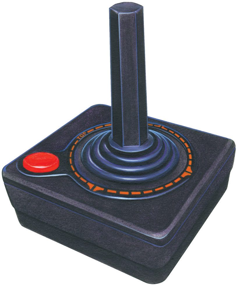2600 Component Game Controller Computer Atari Joystick PNG Image