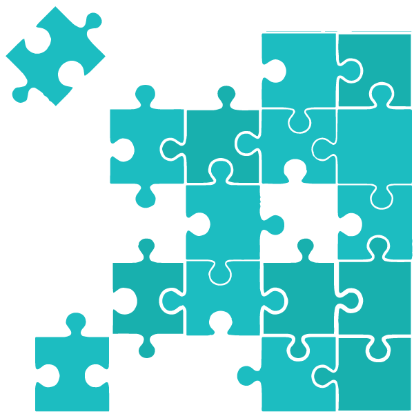 Blue Graphic Puzzle Jigsaw Puzzles Design PNG Image