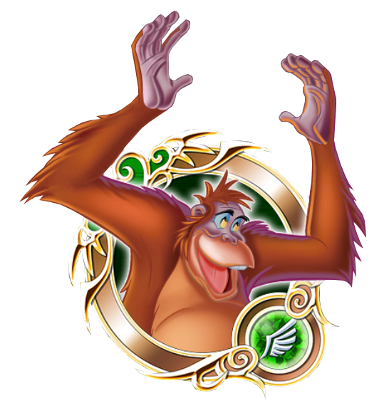 King Louie Clipart PNG Image from Cartoon The Jungle Book. 