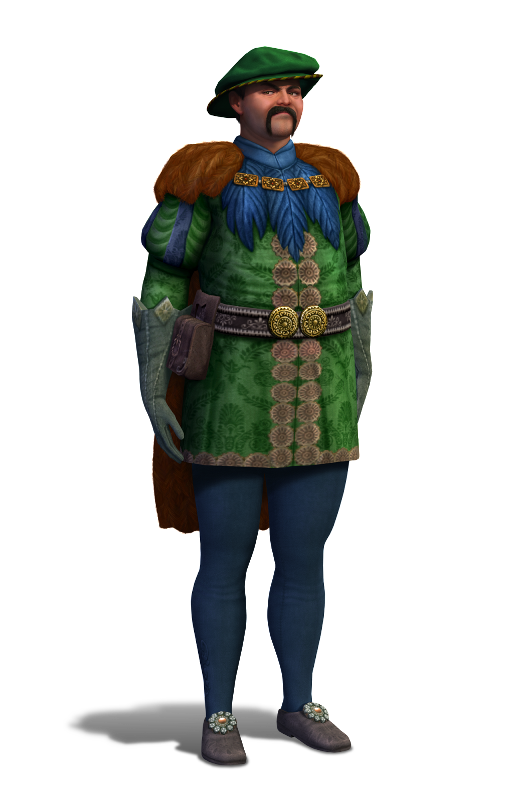 Sims And Medieval Figurine Design Costume Nobles PNG Image
