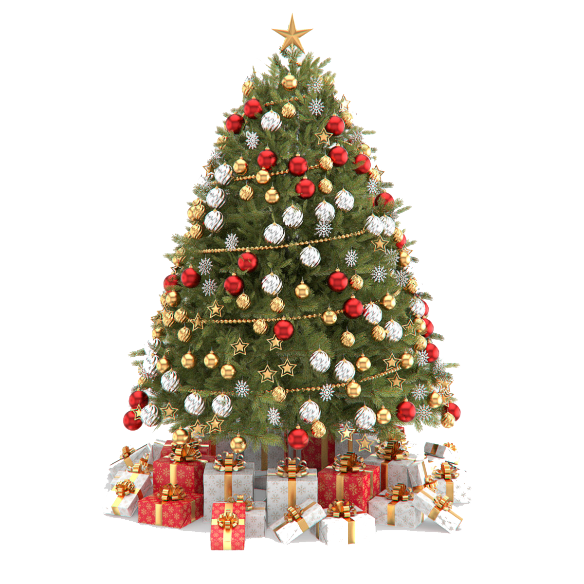 Christmas Tree Clipart PNG Image