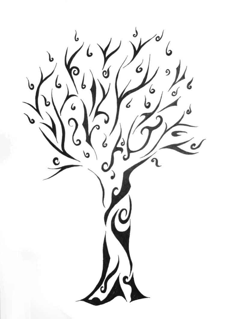 Tribe Of Life Tree Tattoo Free Photo PNG PNG Image