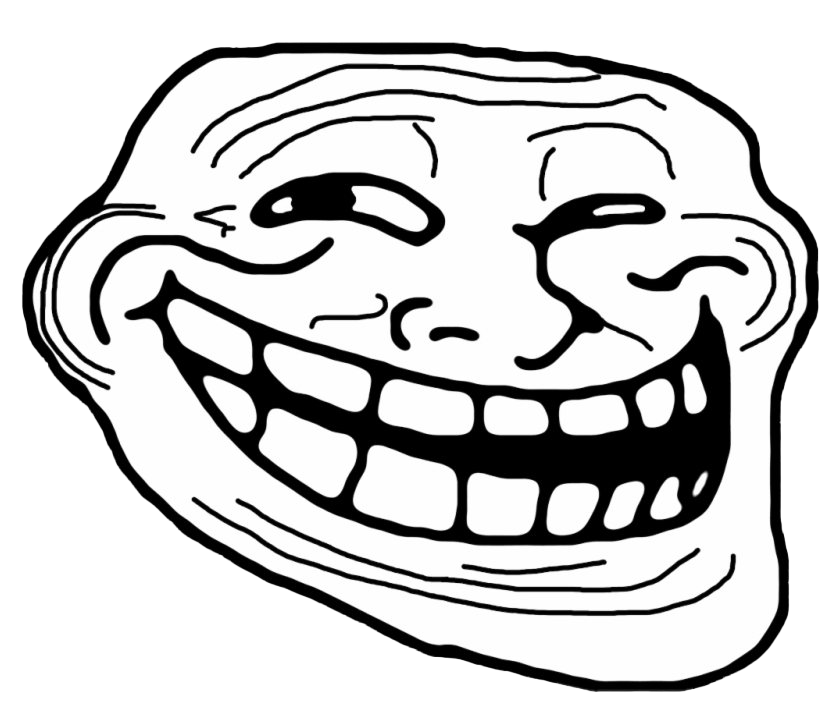 Trollface Pic Man PNG Free Photo PNG Image