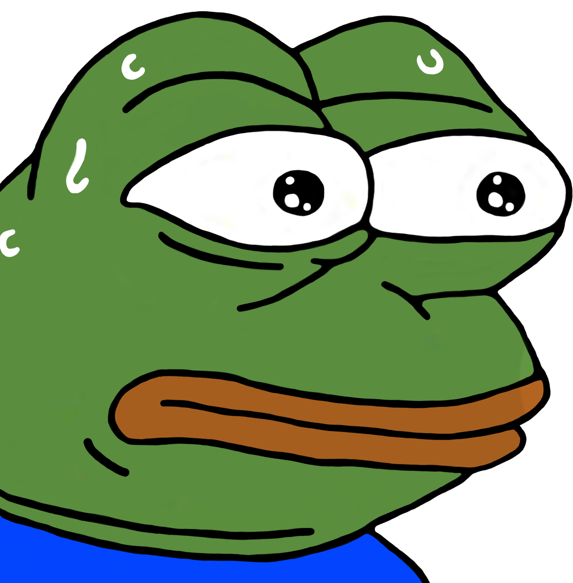 On Youtube Pepe Emote Frog T-Shirt The PNG Image