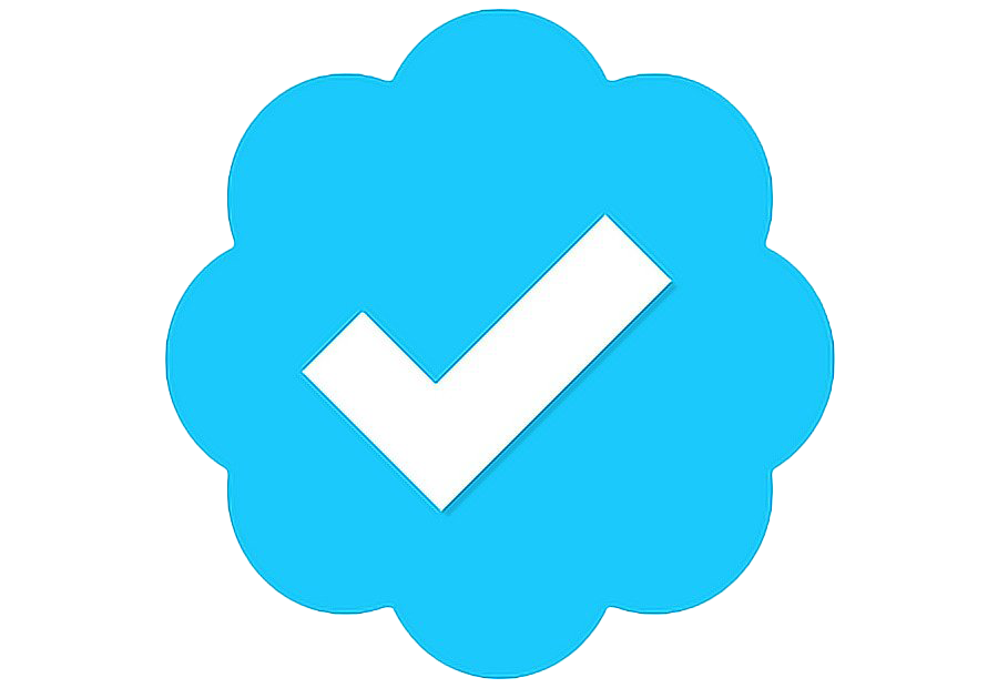 Badge Twitter Verified Free Clipart HD PNG Image
