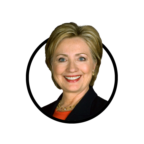 United Clinton Neck Celebrity States Hillary Facial PNG Image