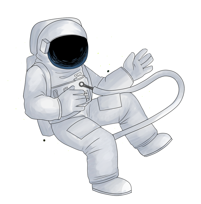 Floating Astronaut Free HQ Image PNG Image