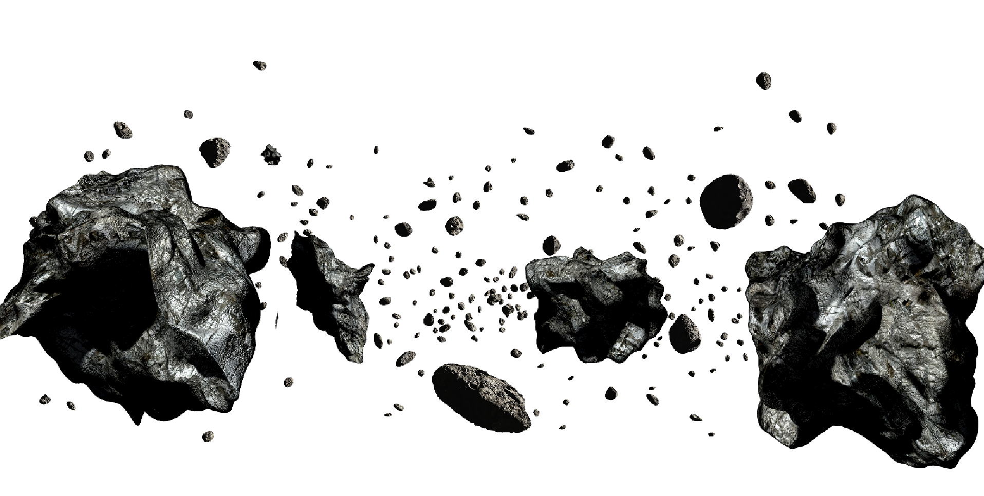 Mining Photography Asteroids Asteroid Black Monochrome PNG Image