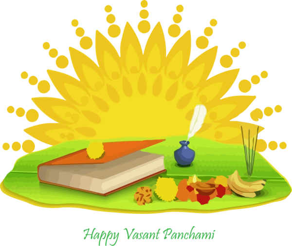 Vasant Panchami Yellow For Happy Day 2020 PNG Image