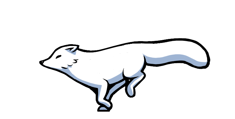 White Vector Fox Arctic HD Image Free PNG Image