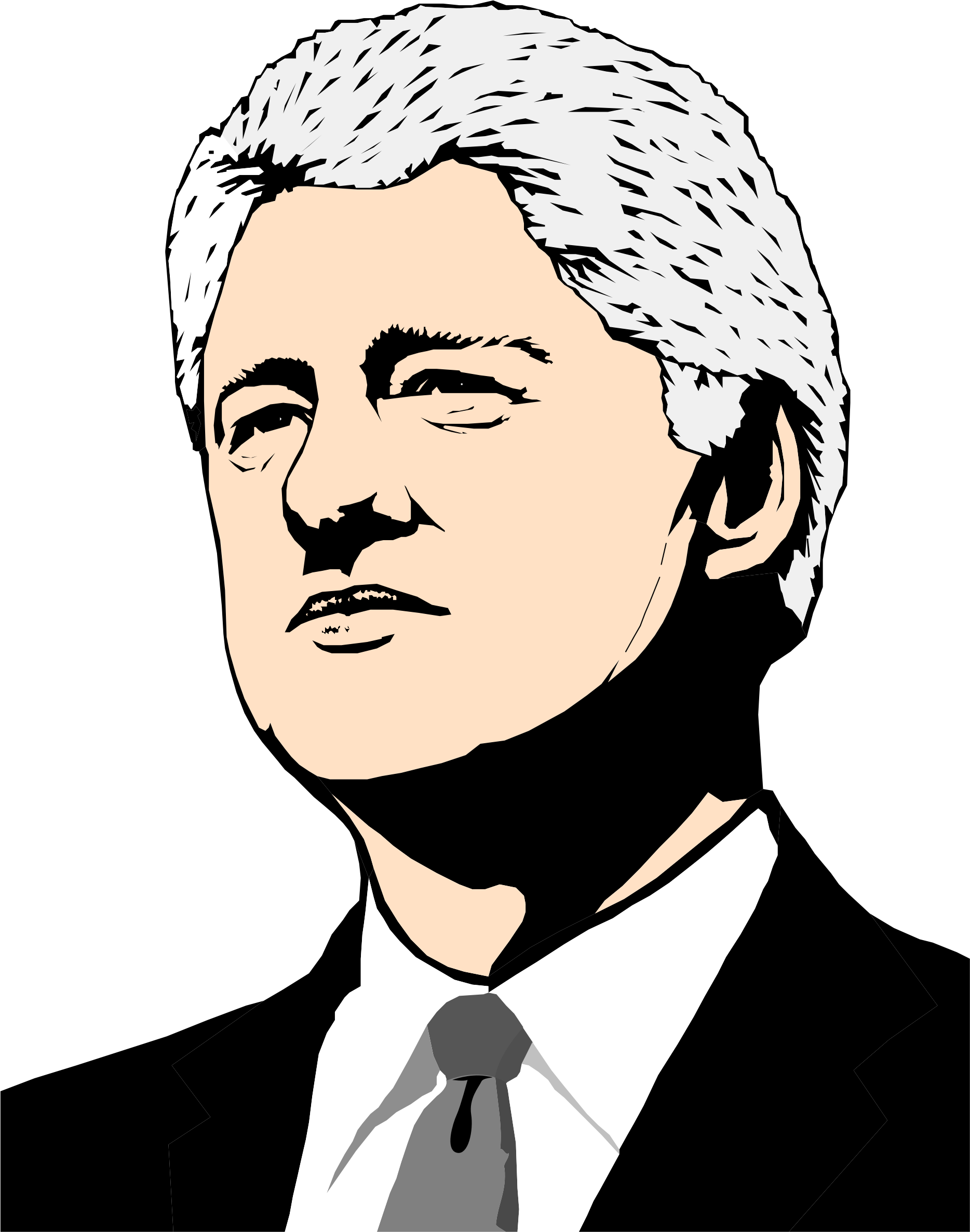 Vector Bill Clinton Download HQ PNG Image