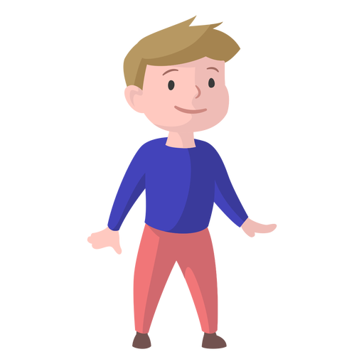 Standing Boy Vector Hipster Free HQ Image PNG Image