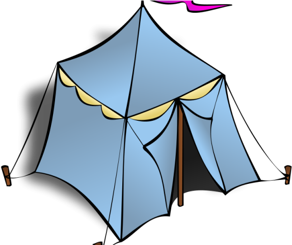 Vector Tent Camp Free Clipart HQ PNG Image