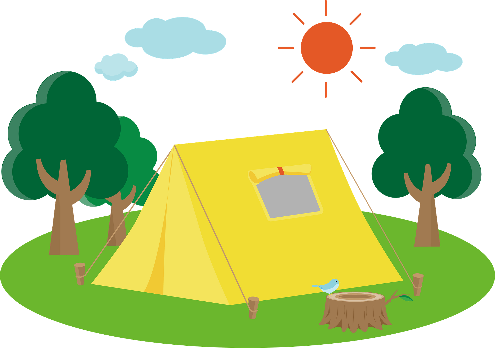 Download Vector Tent Camp Free Clipart HD HQ PNG Image FreePNGImg.