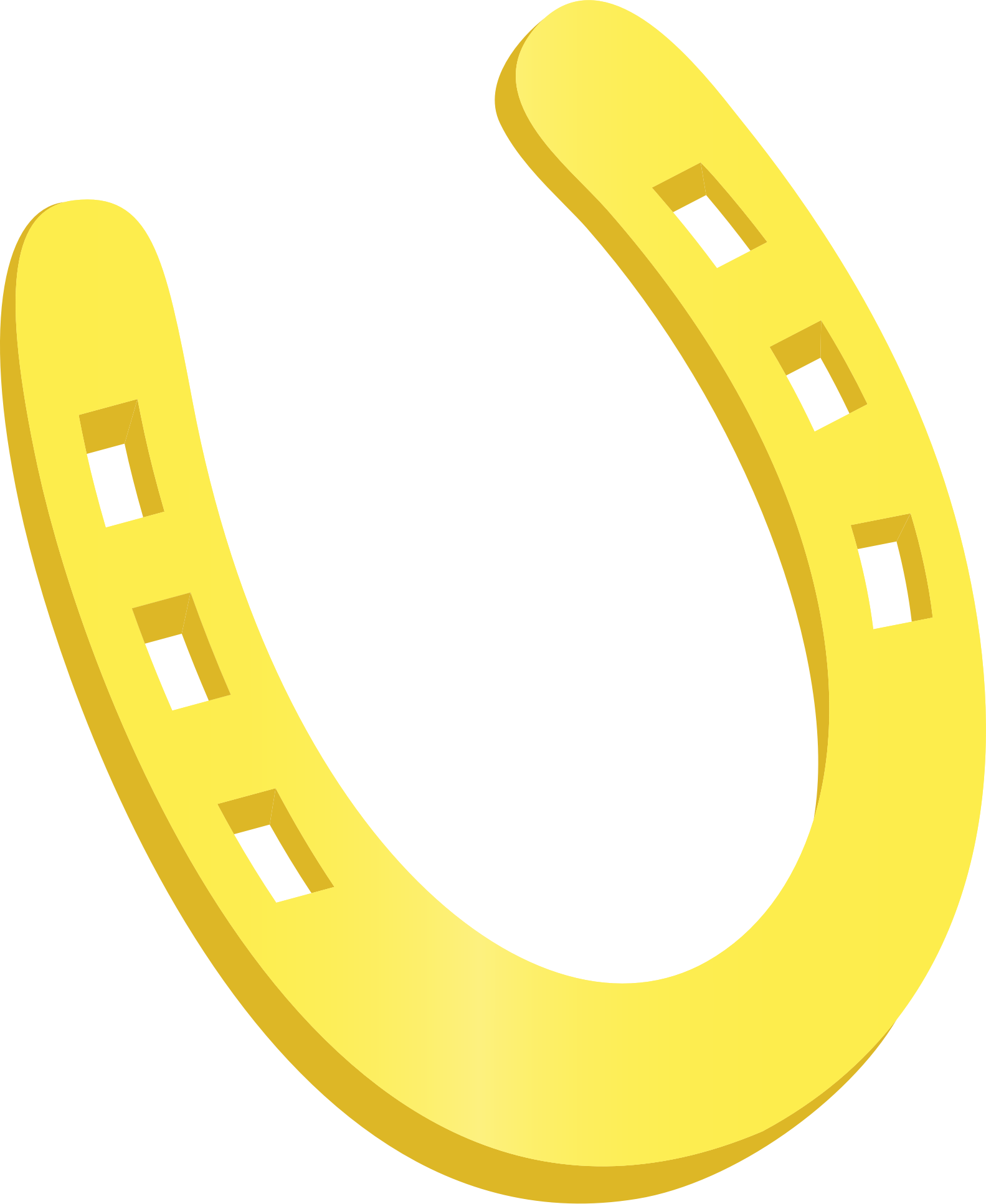 Vector Gold Horseshoe Free Transparent Image HD PNG Image