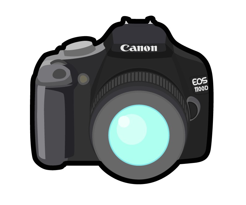 Canon Camera Cartoon PNG Image