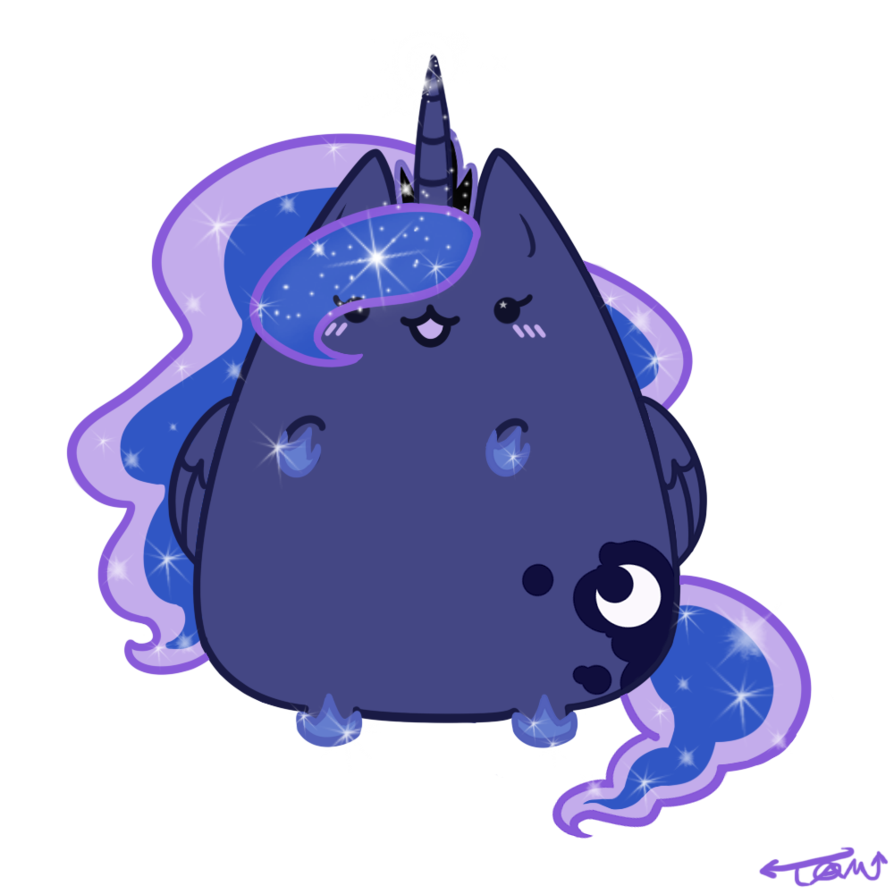 purple pusheen