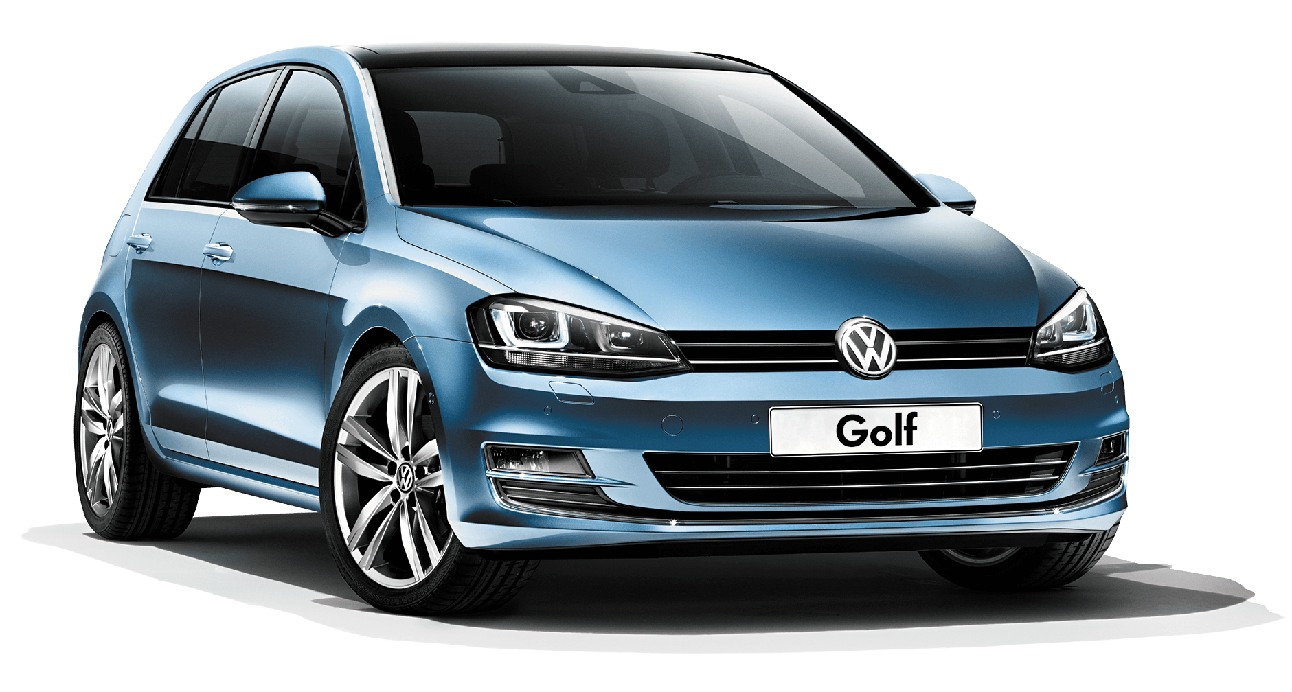 Blue Volkswagen Golf Png Car Image PNG Image