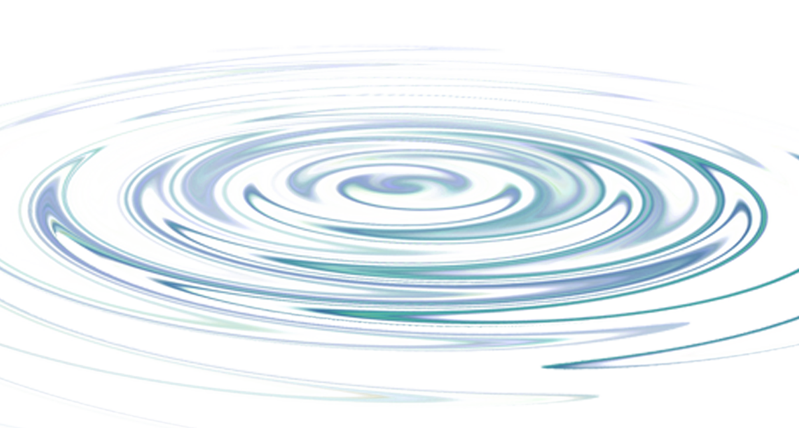 Blue Elements Effect Wave Water Fresh Circle PNG Image