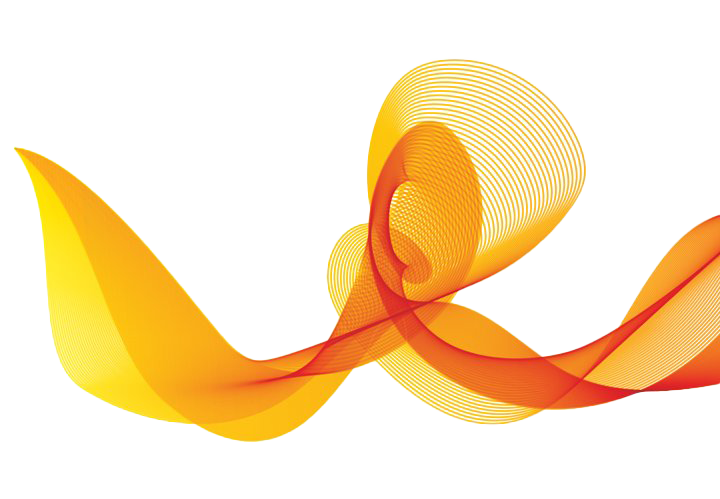 Orange Wave Free HQ Image PNG Image