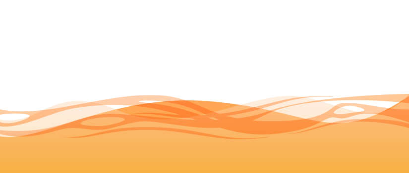 Orange Picture Wave HD Image Free PNG Image