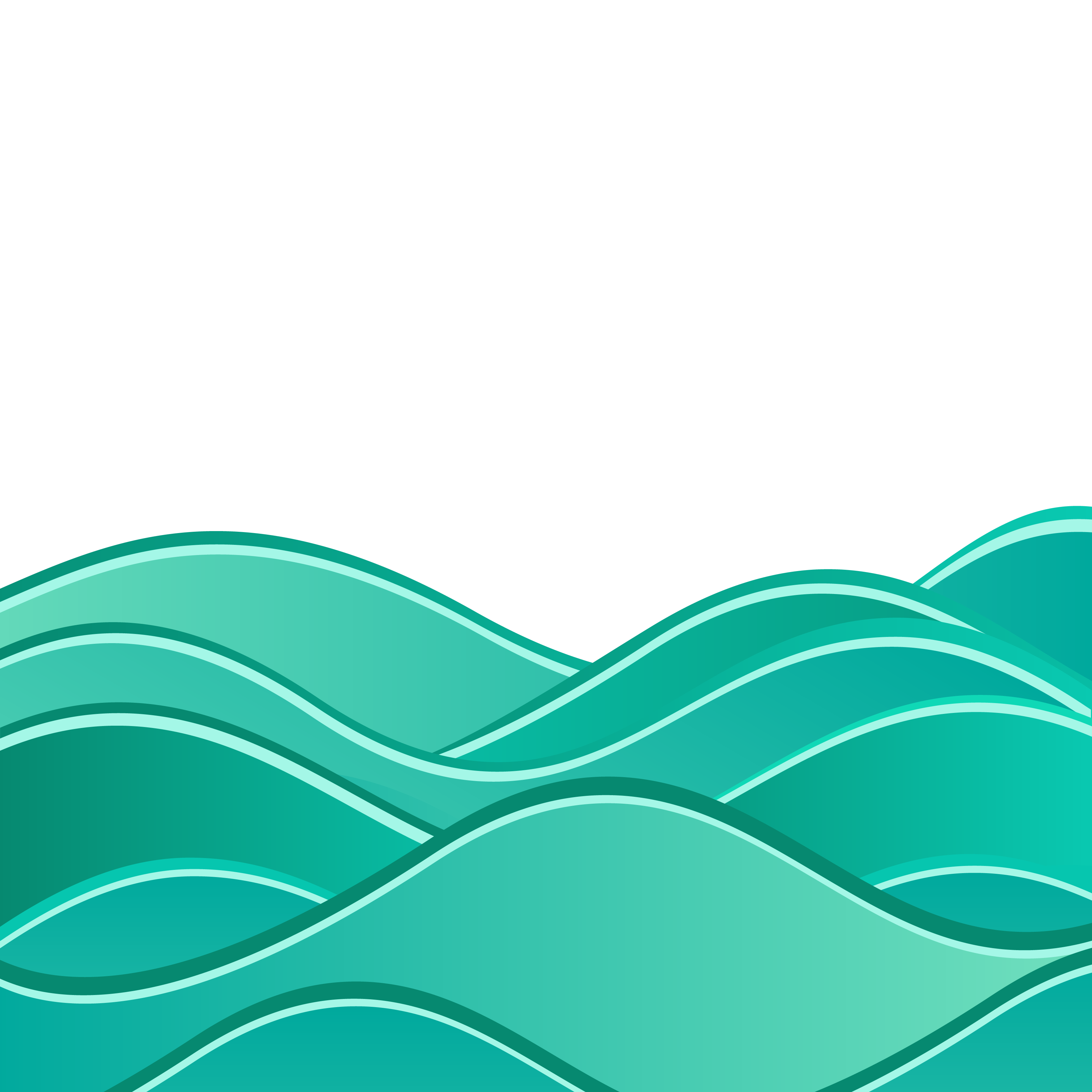 Turquoise Wave Free Download PNG HQ PNG Image