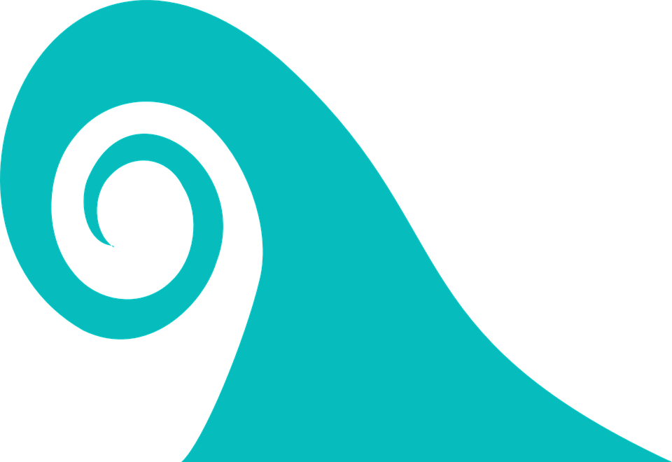 Turquoise Wave HQ Image Free PNG Image