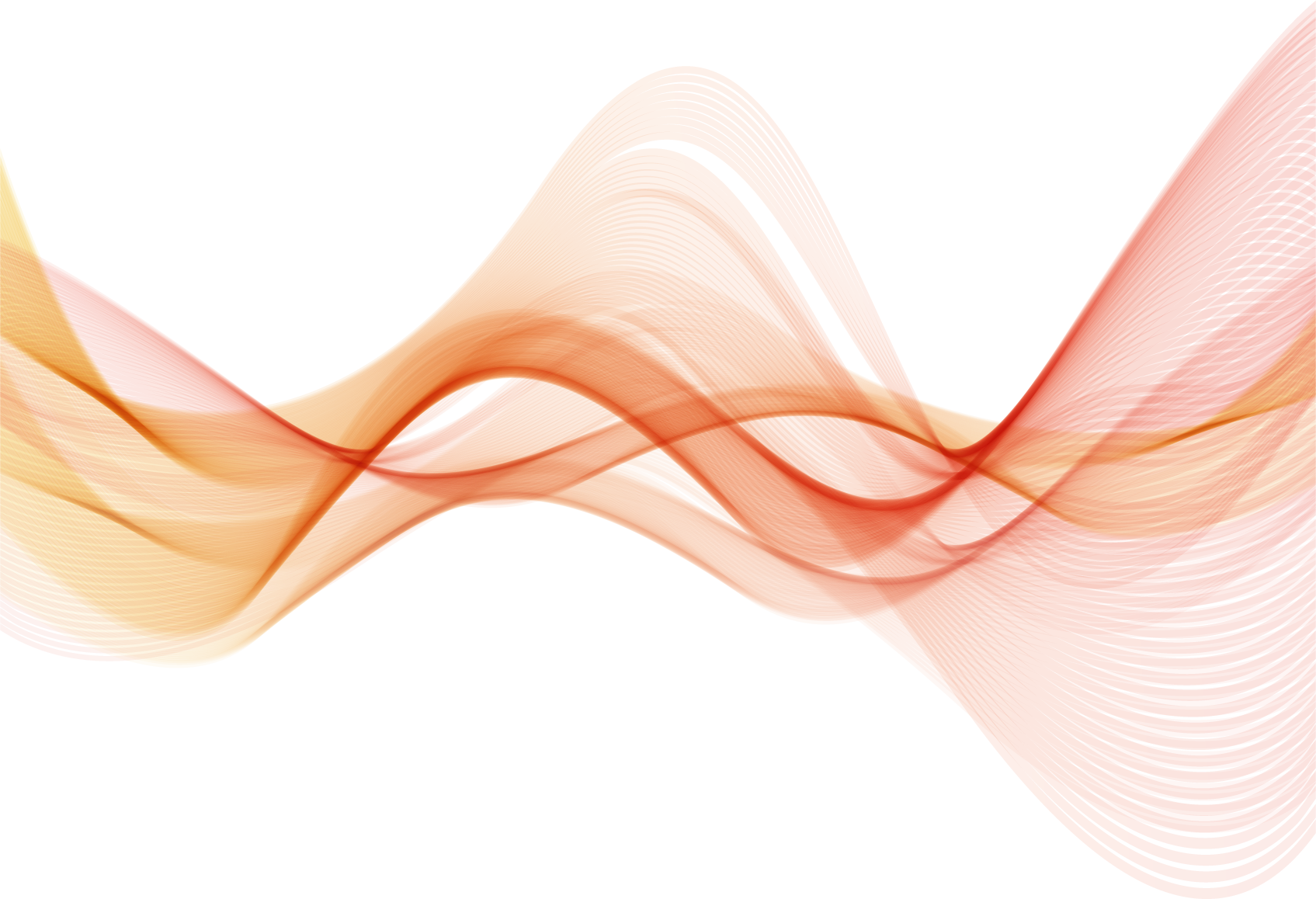 Orange Vector Wave Free Download PNG HD PNG Image