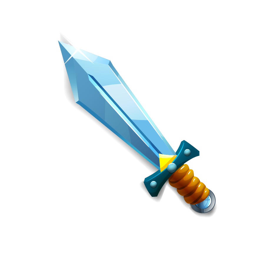 Weapon Game Angle Cartoon Sword Download HQ PNG PNG Image