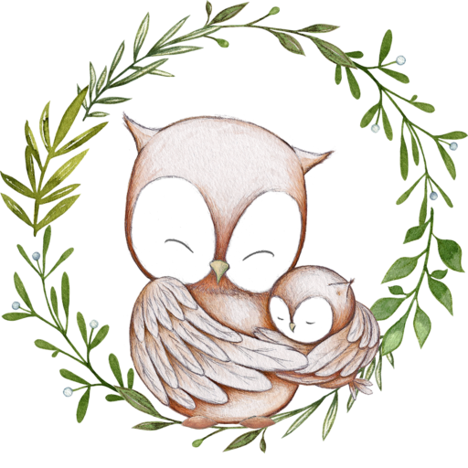 Owl Wreath Shower Child Baby Bird PNG Image