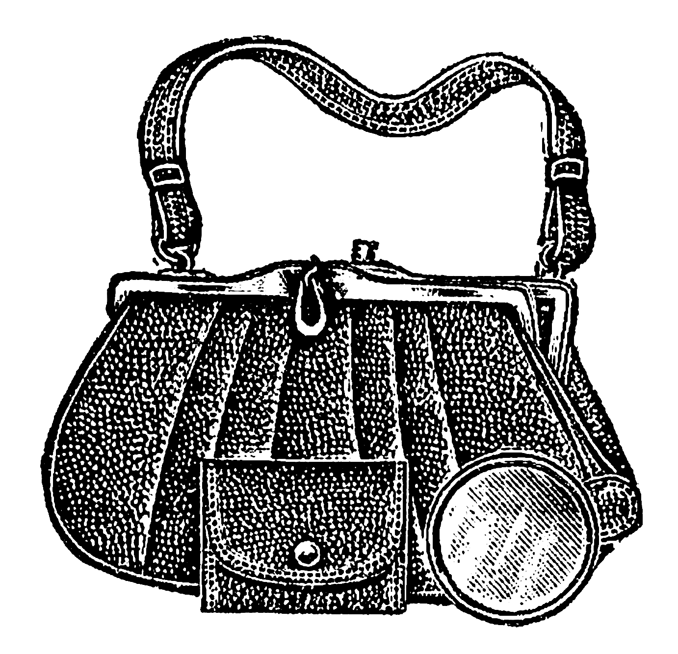 Handbag Black Drawing Download HD PNG Image