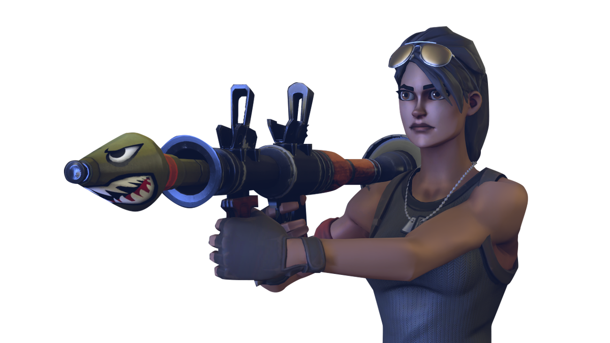 Clan Faze Gun Hand Rendering Fortnite PNG Image